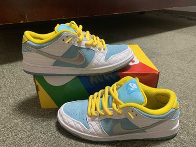 FTC × Nike SB Dunk Low "White/Blue"