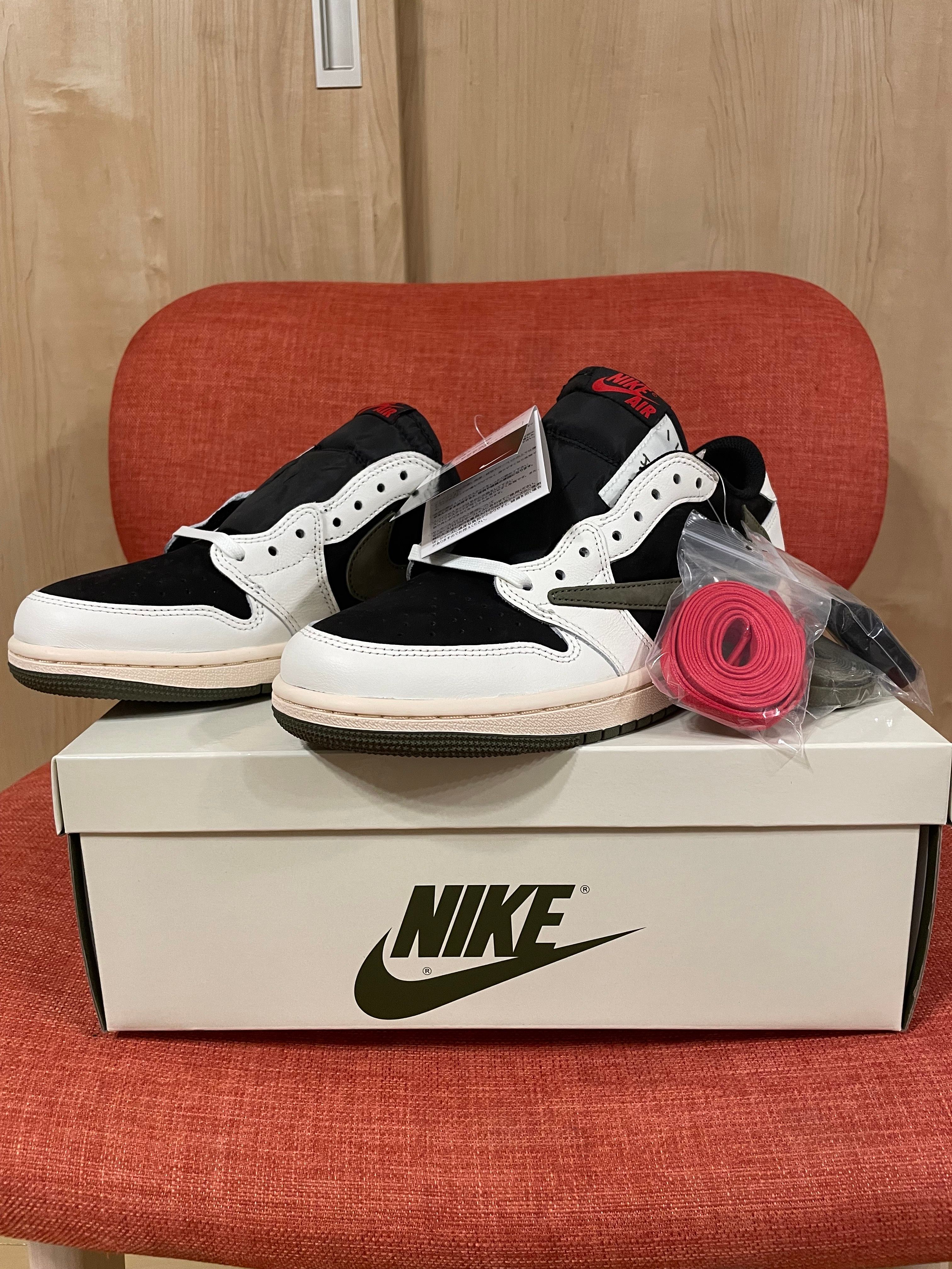 Travis Scott × Nike Women's Air Jordan 1 Low OG "Medium Olive"