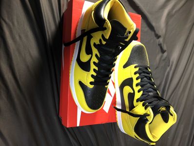 Nike Dunk High "Black/Varsity Maize"