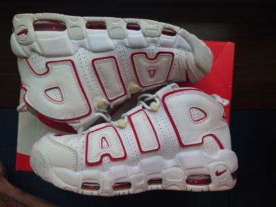 NIKE AIR MORE UPTEMPO "WHITE/VARSITY RED" (2021)