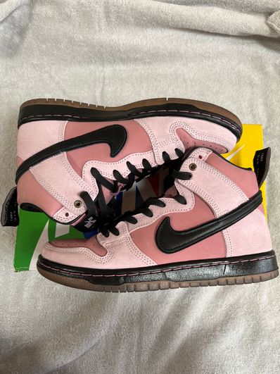 KCDC Brooklyn Skateshop × Nike SB Dunk High "Pink/Black"
