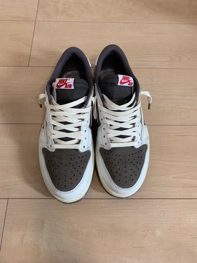 Travis Scott × Nike Air Jordan 1 Low OG SP "Reverse Mocha/Sail and Ridgerock"