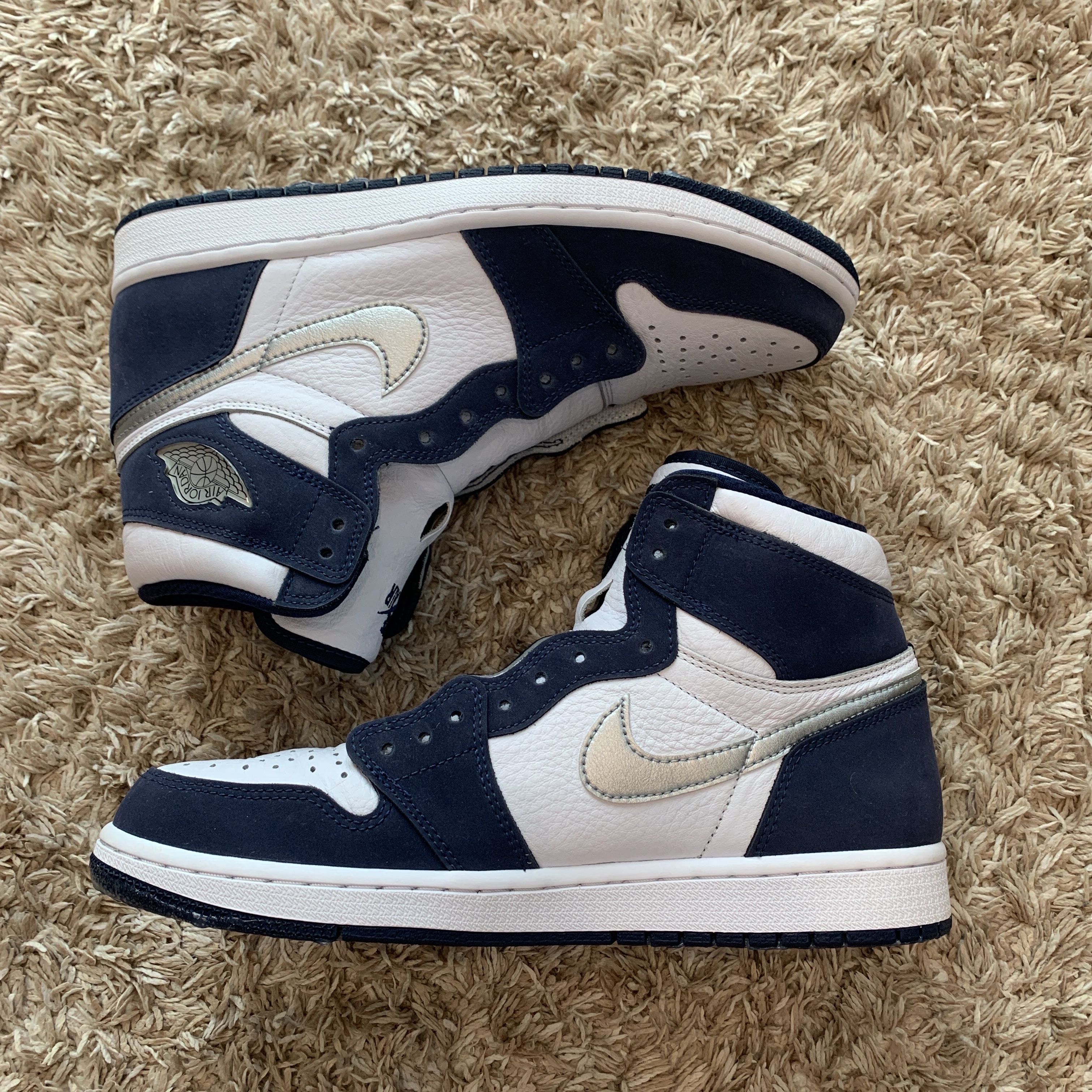 Nike Air Jordan 1 High OG CO.JP "White/Midnight Navy" (2020)(ブリーフケースなし)