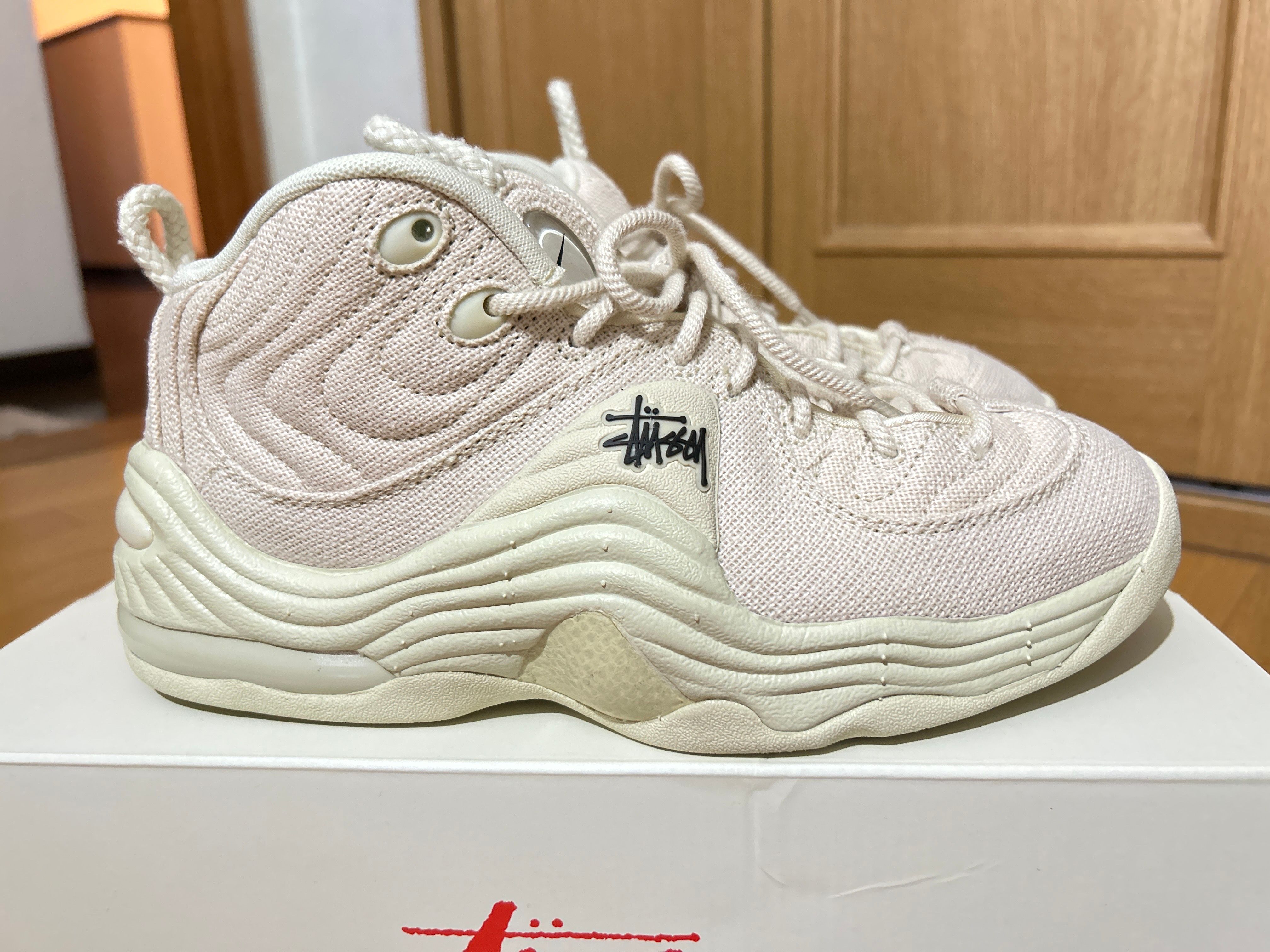 Stussy × Nike Air Penny 2 "Fossil"