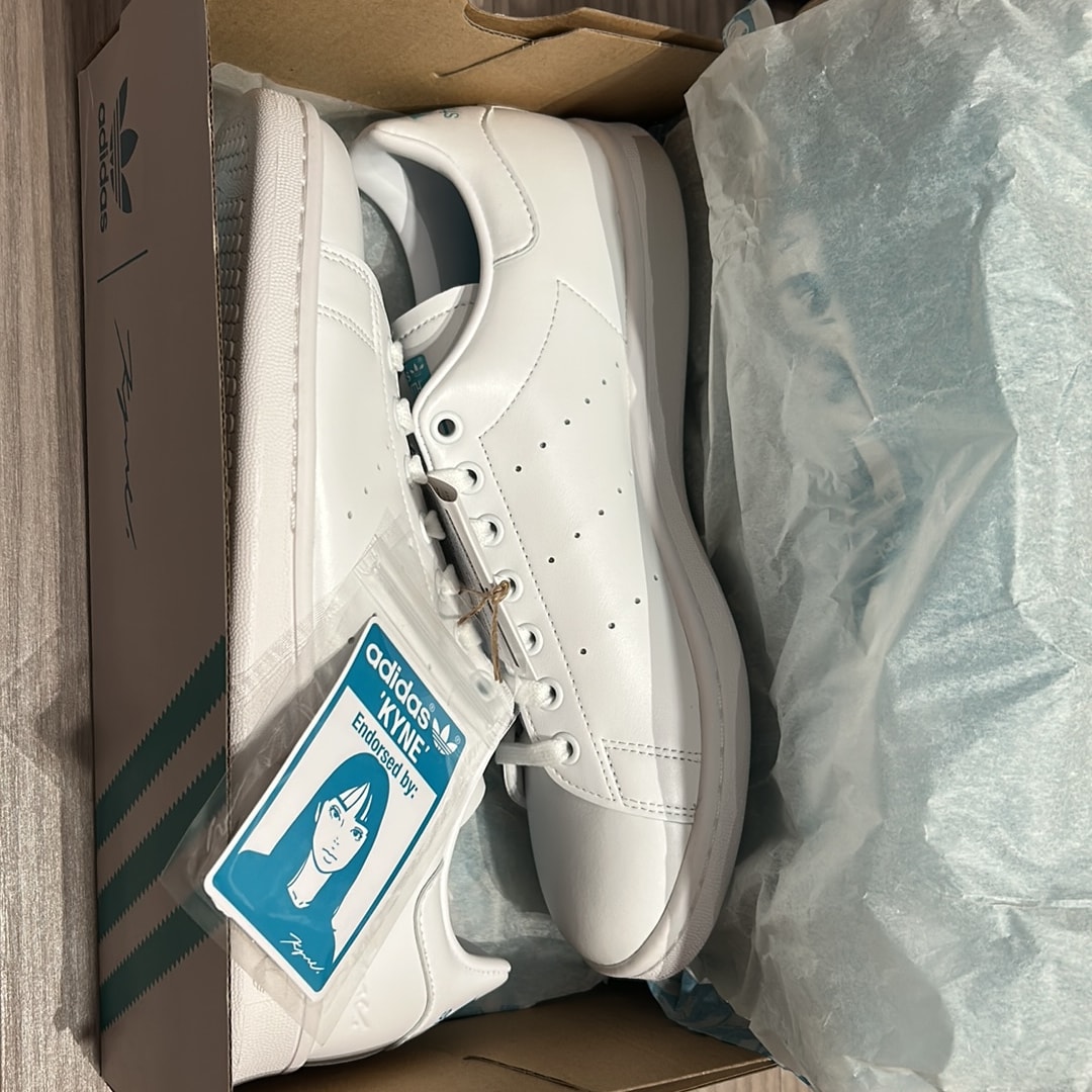 KYNE × adidas Stan Smith "White/Blue"