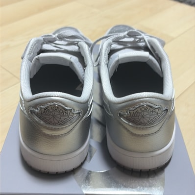 Nike Air Jordan 1 Retro Low OG "Silver"(no Briefcase)