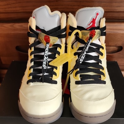 Off-White × Nike Air Jordan 5 "Sail"