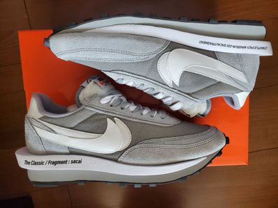 Fragment × sacai × Nike LD Waffle "Light Smoke Grey"