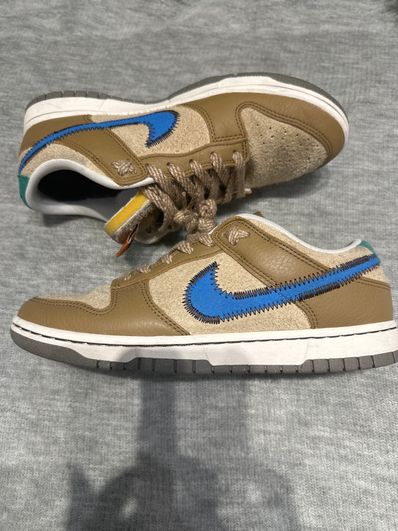size? × Nike Dunk Low "Dark Driftwood/Photo BlueRattan"