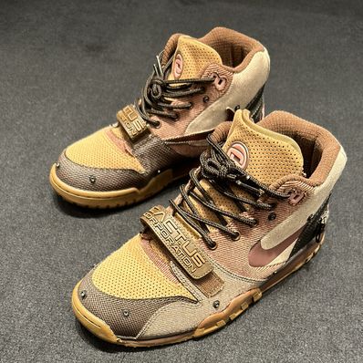 Travis Scott x Nike Air Trainer 1 SP "Archaeo Brown and Rust Pink"