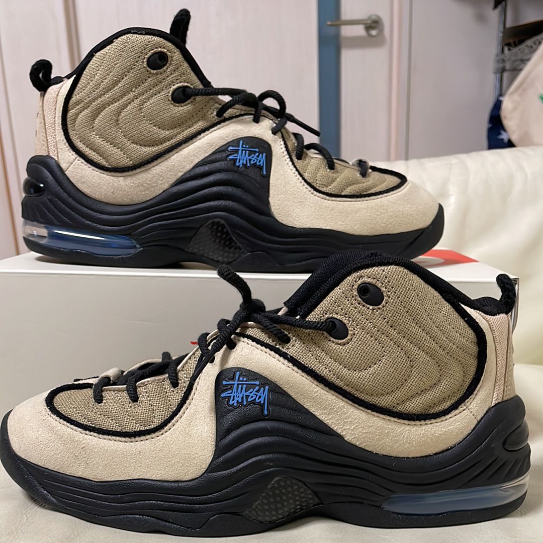 Stussy × Nike Air Penny 2 "Rattan and Limestone"