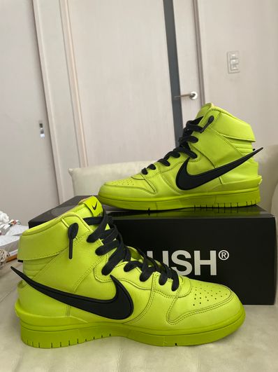 AMBUSH × NIKE DUNK HIGH "FLASH LIME"