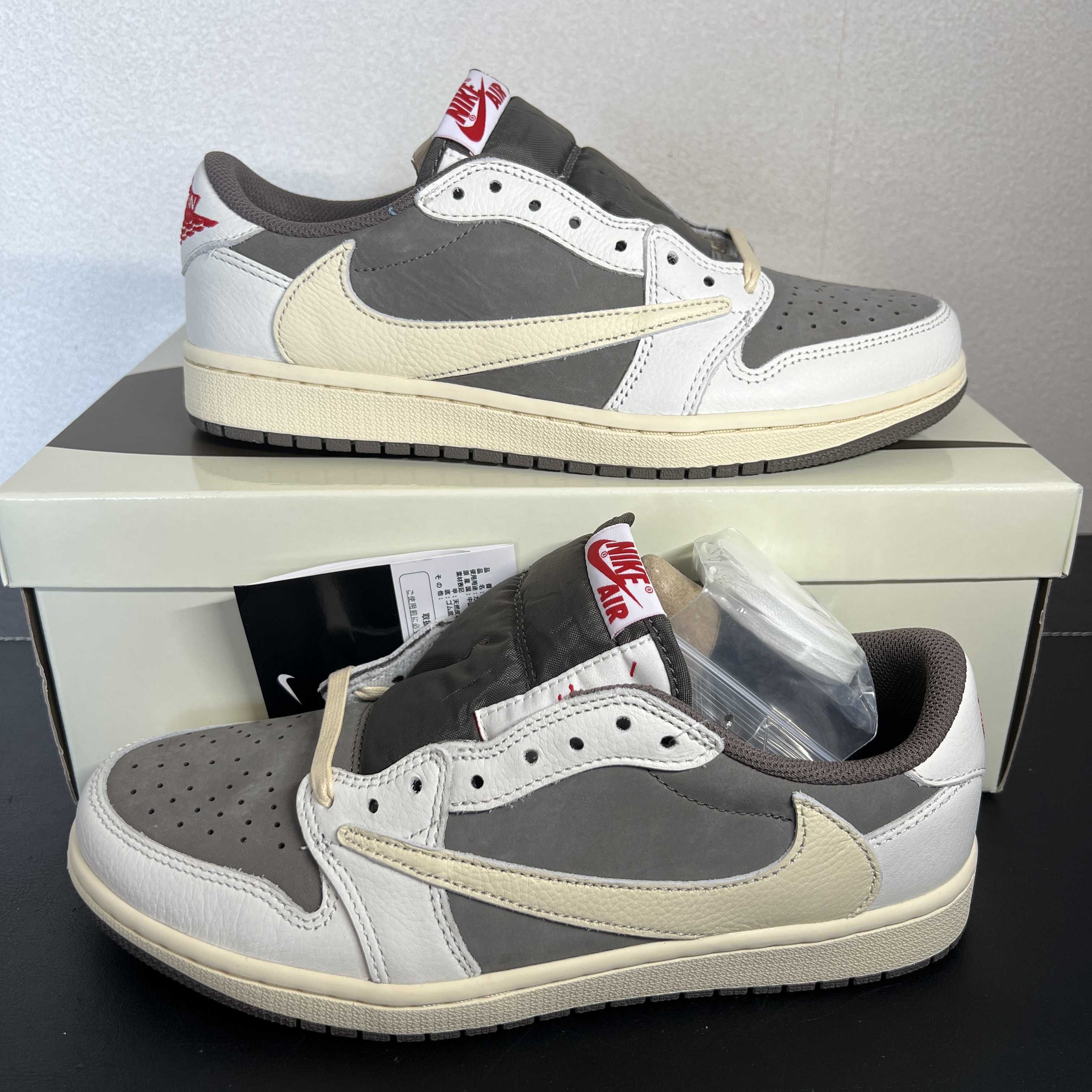 Travis Scott × Nike Air Jordan 1 Low OG SP "Reverse Mocha/Sail and Ridgerock"
