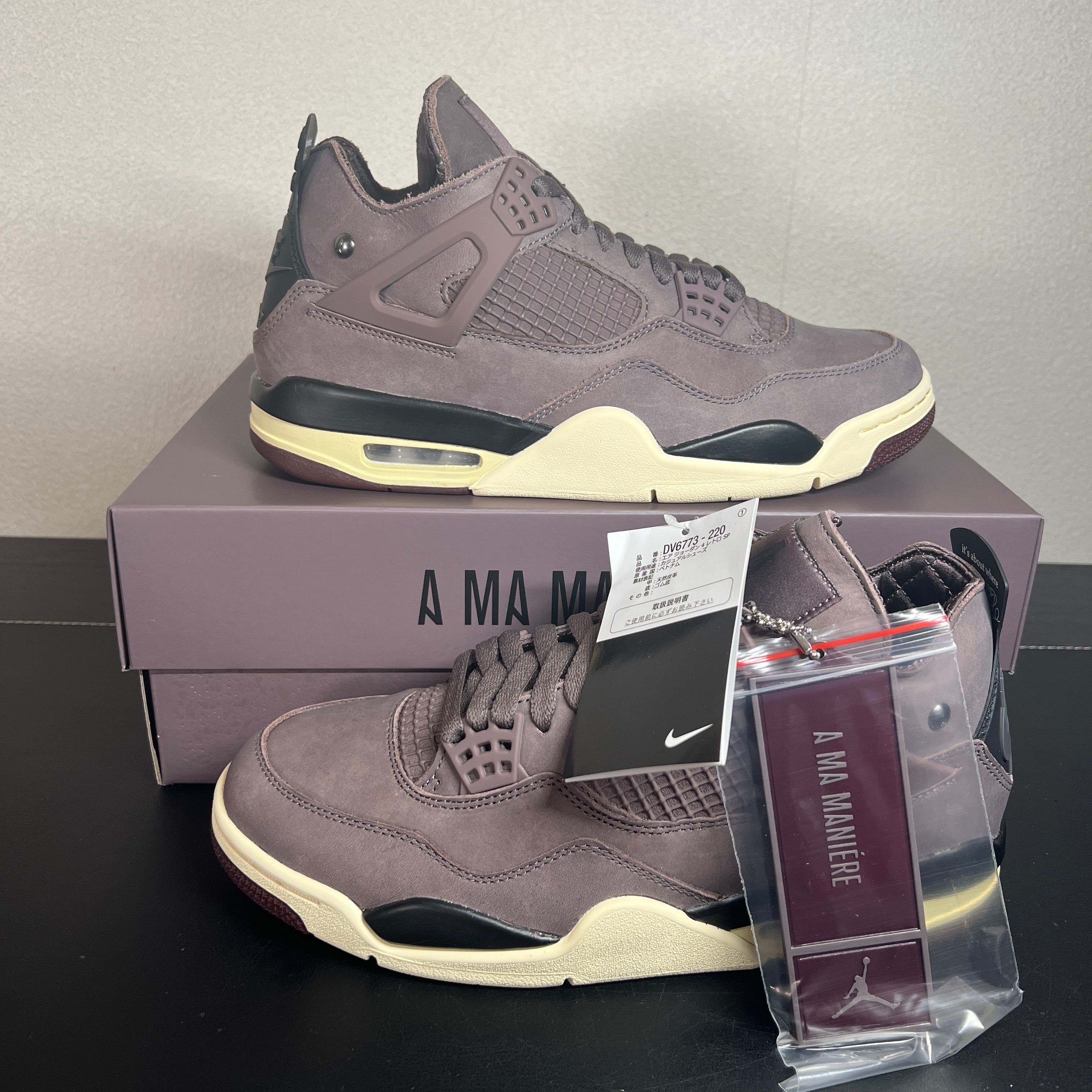 A Ma Maniere × Nike Air Jordan 4 "Violet Ore"