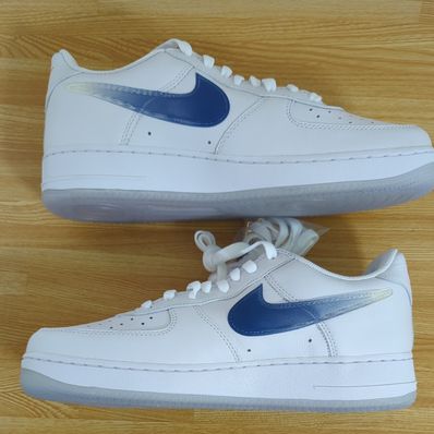 KITH × Nike Air Force 1 Low "White/Rush Blue/White/Brilliant Orange"