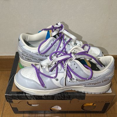 Off-White × Nike Dunk Low "Sail/Neutral Gray"