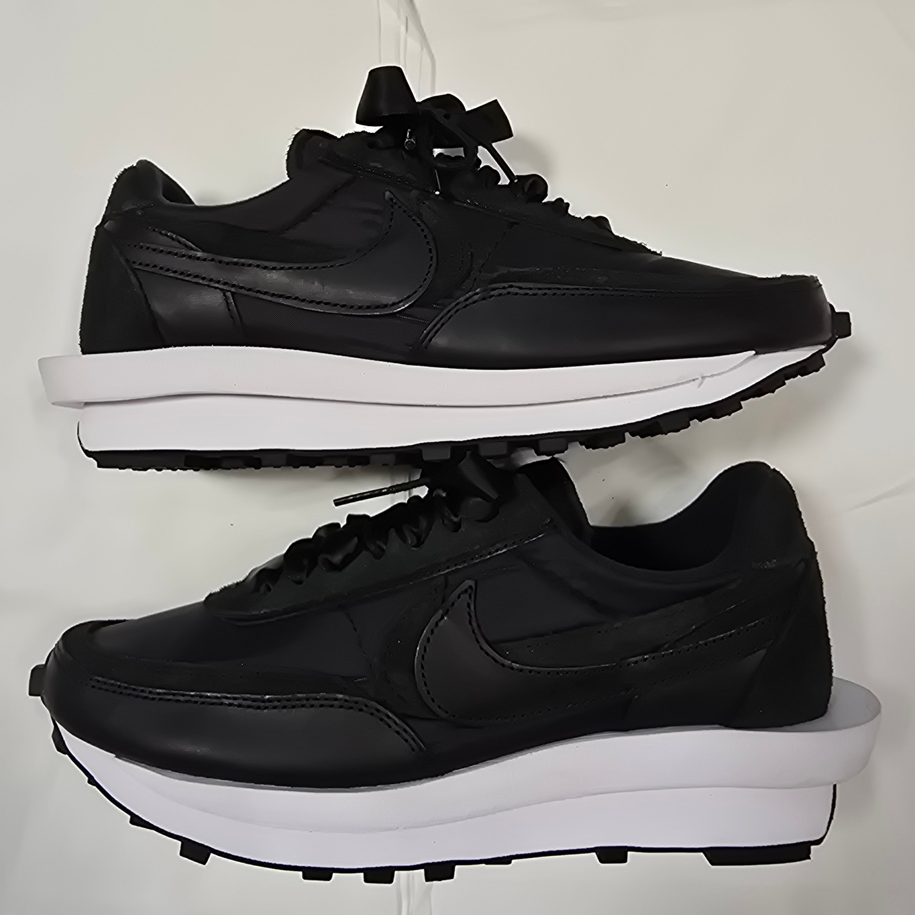 sacai × Nike LDV Waffle "Triple Black"