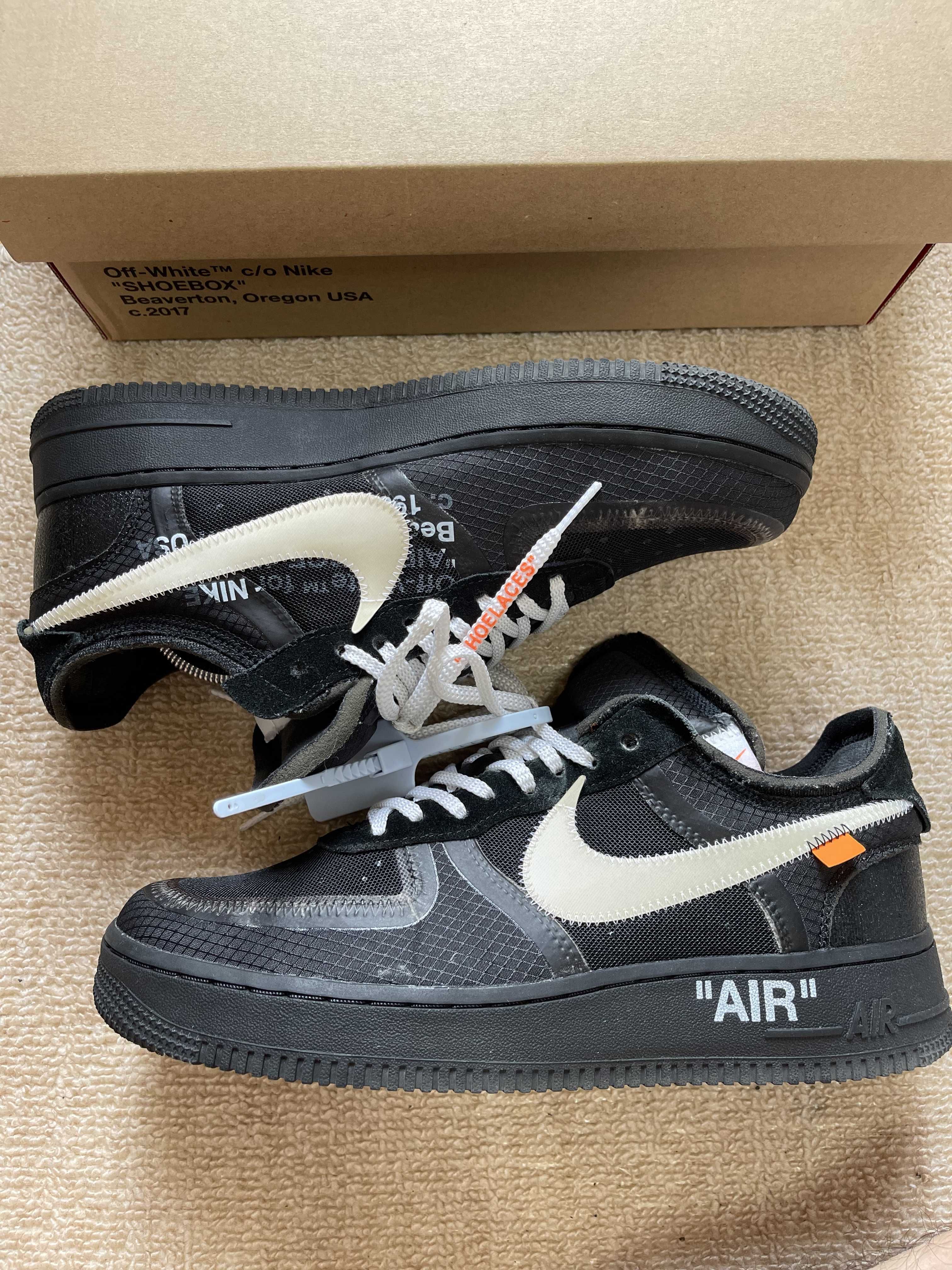 Off-White × Nike Air Force 1 Low "Black"