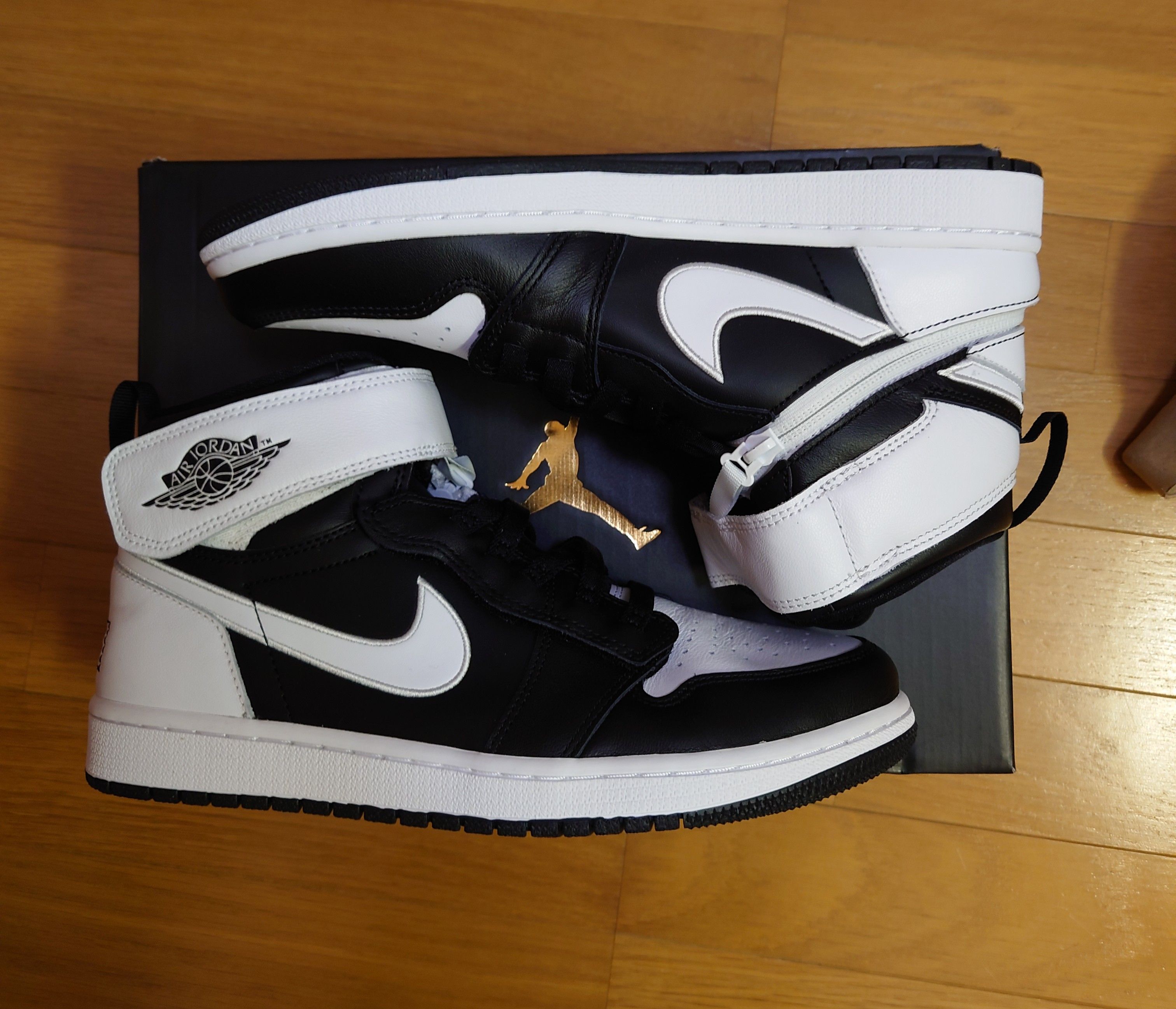 Nike Air Jordan 1 High Flyease "Black and White"