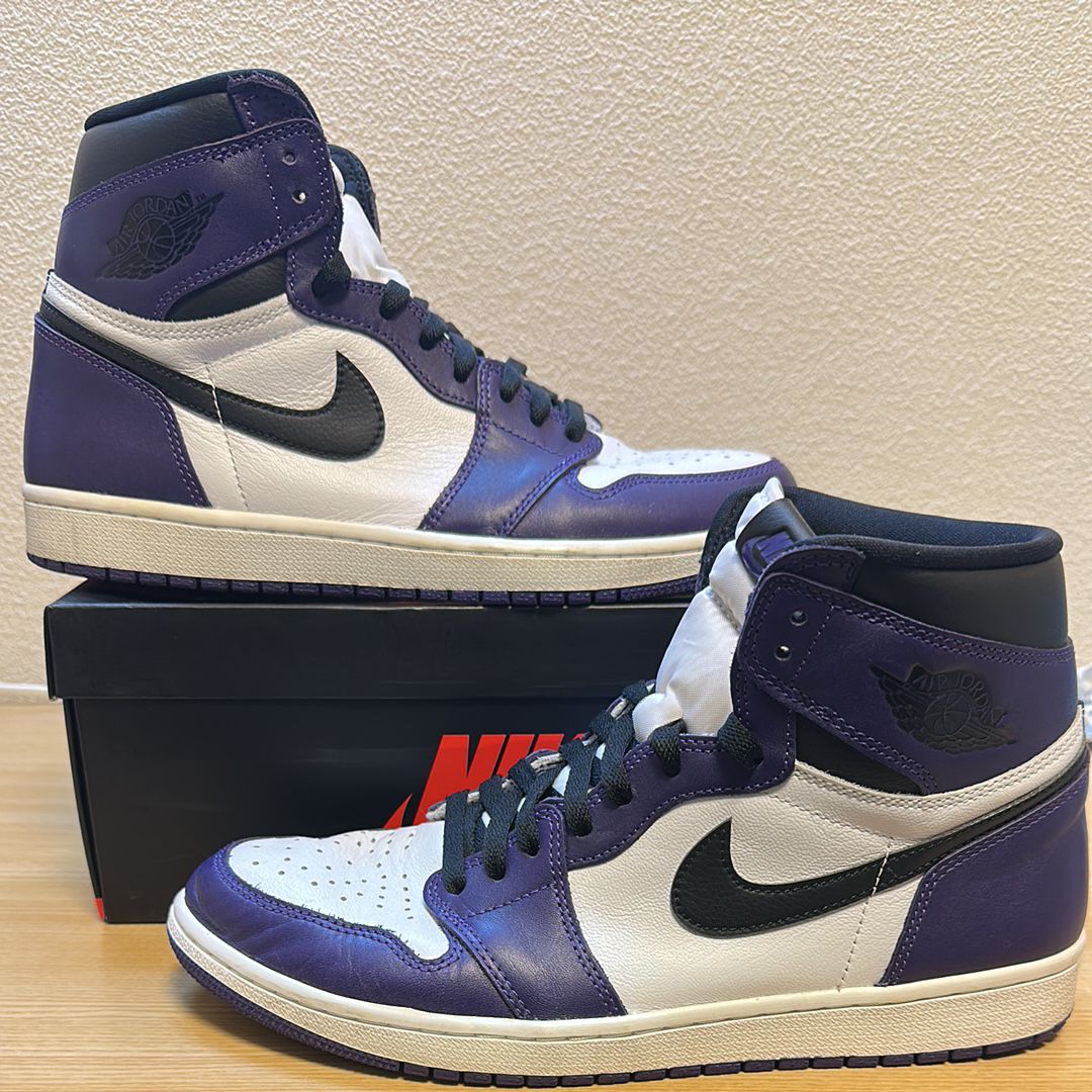 Nike Air Jordan 1 Retro High OG "Court Purple White/Black" (2020)   