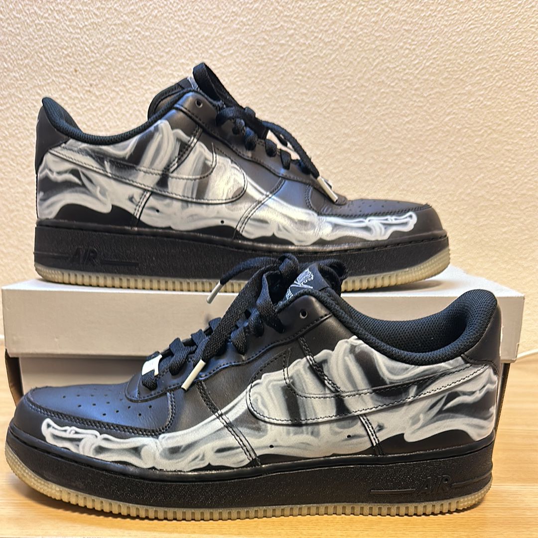 Nike Air Force 1 Low "Black Skeleton"