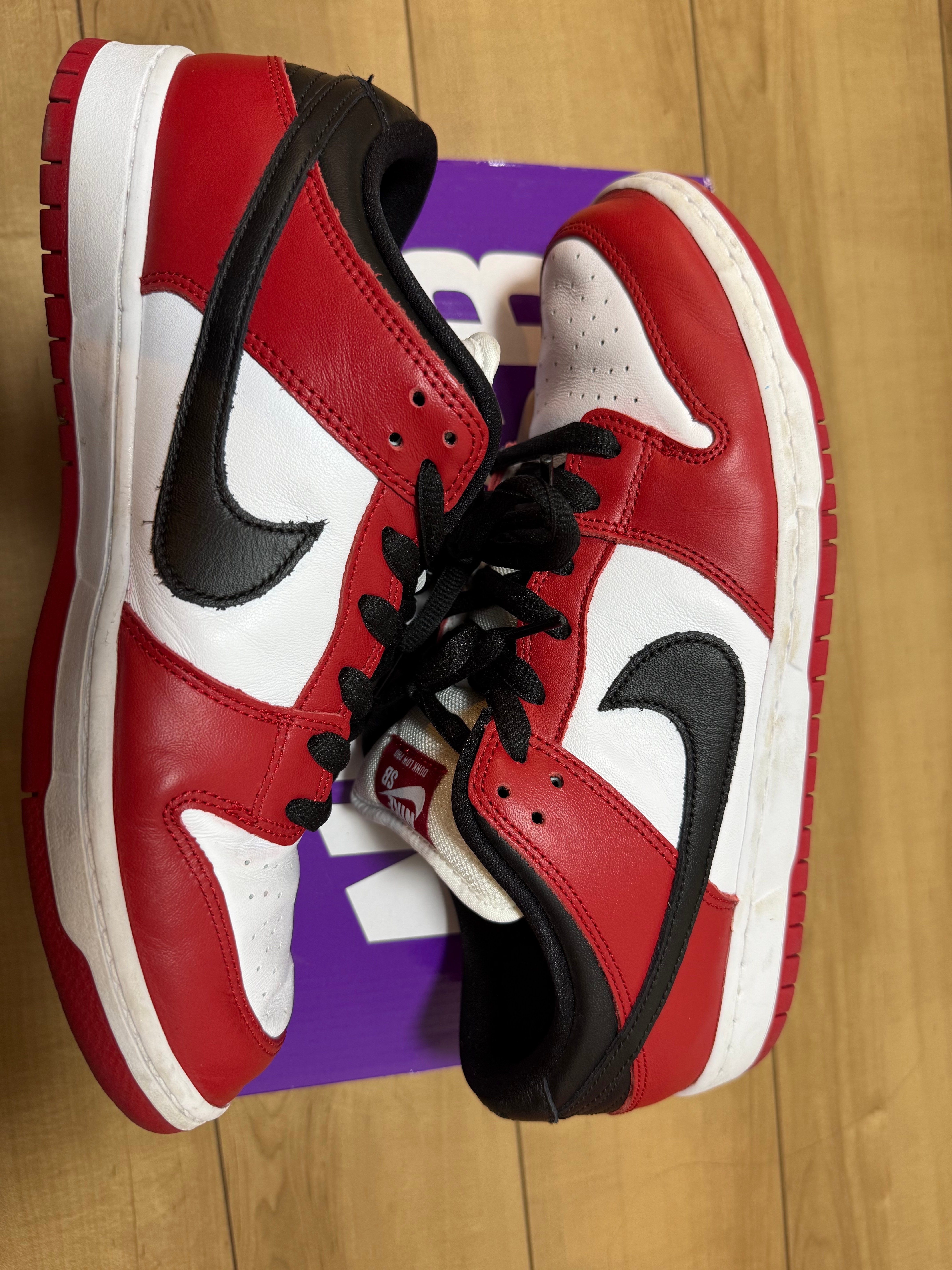 Nike SB Dunk Low Pro "J-Pack Chicago/Varsity Red and White"