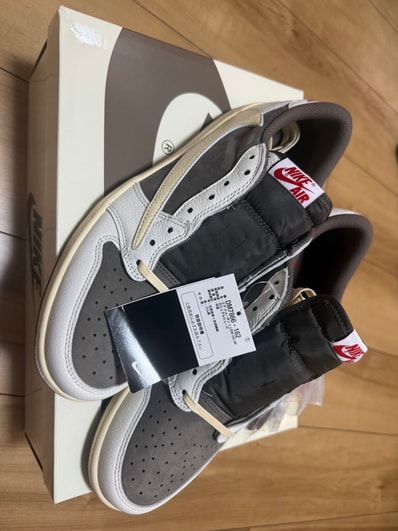Travis Scott × Nike Air Jordan 1 Low OG SP "Reverse Mocha/Sail and Ridgerock"