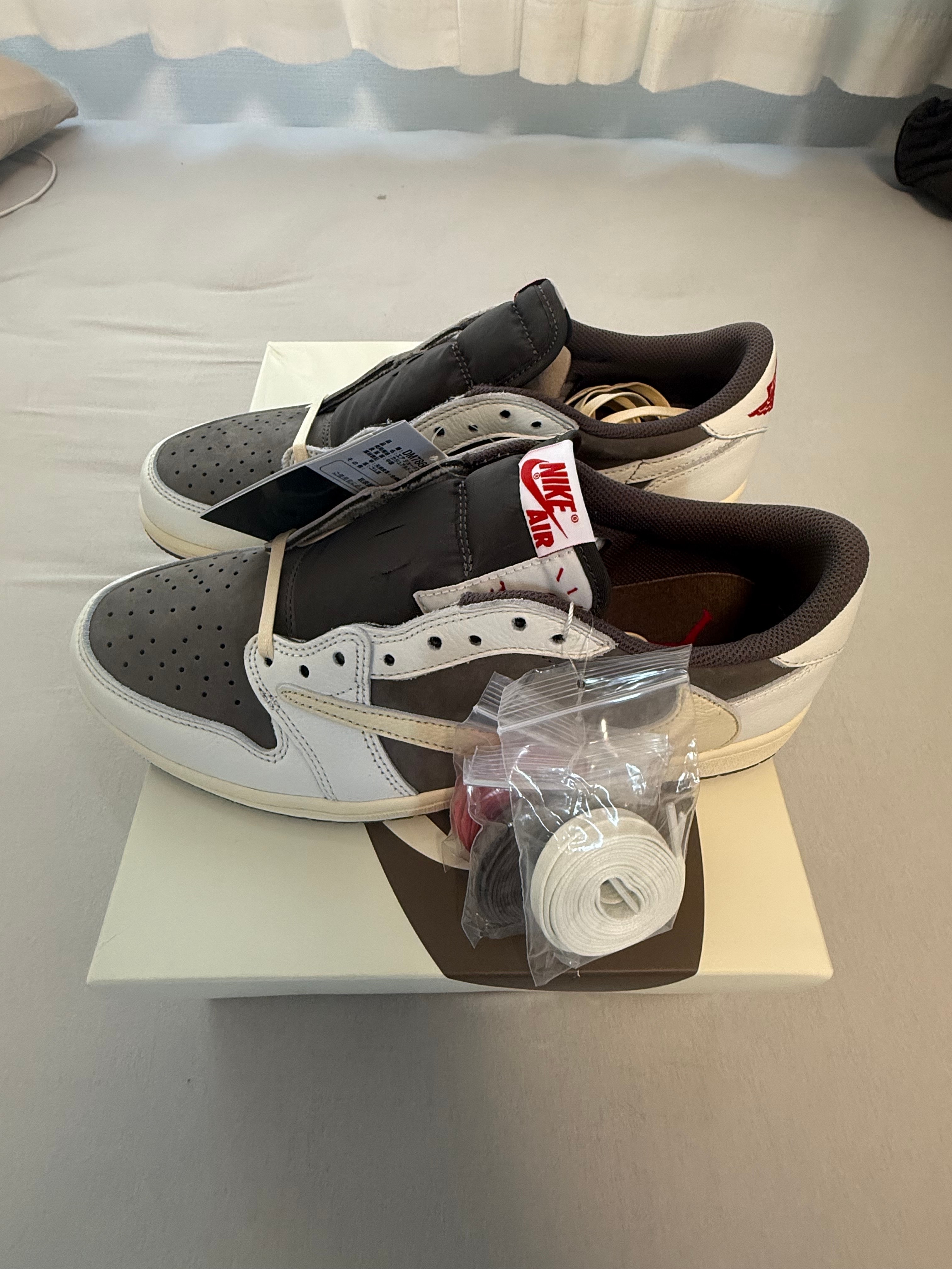 Travis Scott × Nike Air Jordan 1 Low OG SP "Reverse Mocha/Sail and Ridgerock"