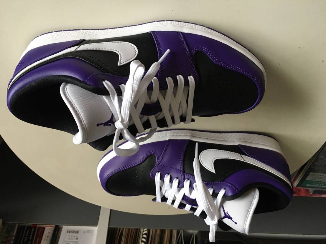 Nike Air Jordan 1 Low "Court Purple/White/Black"