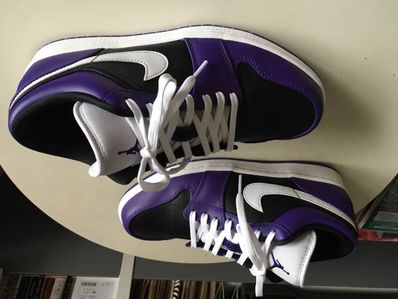 Nike Air Jordan 1 Low "Court Purple/White/Black"