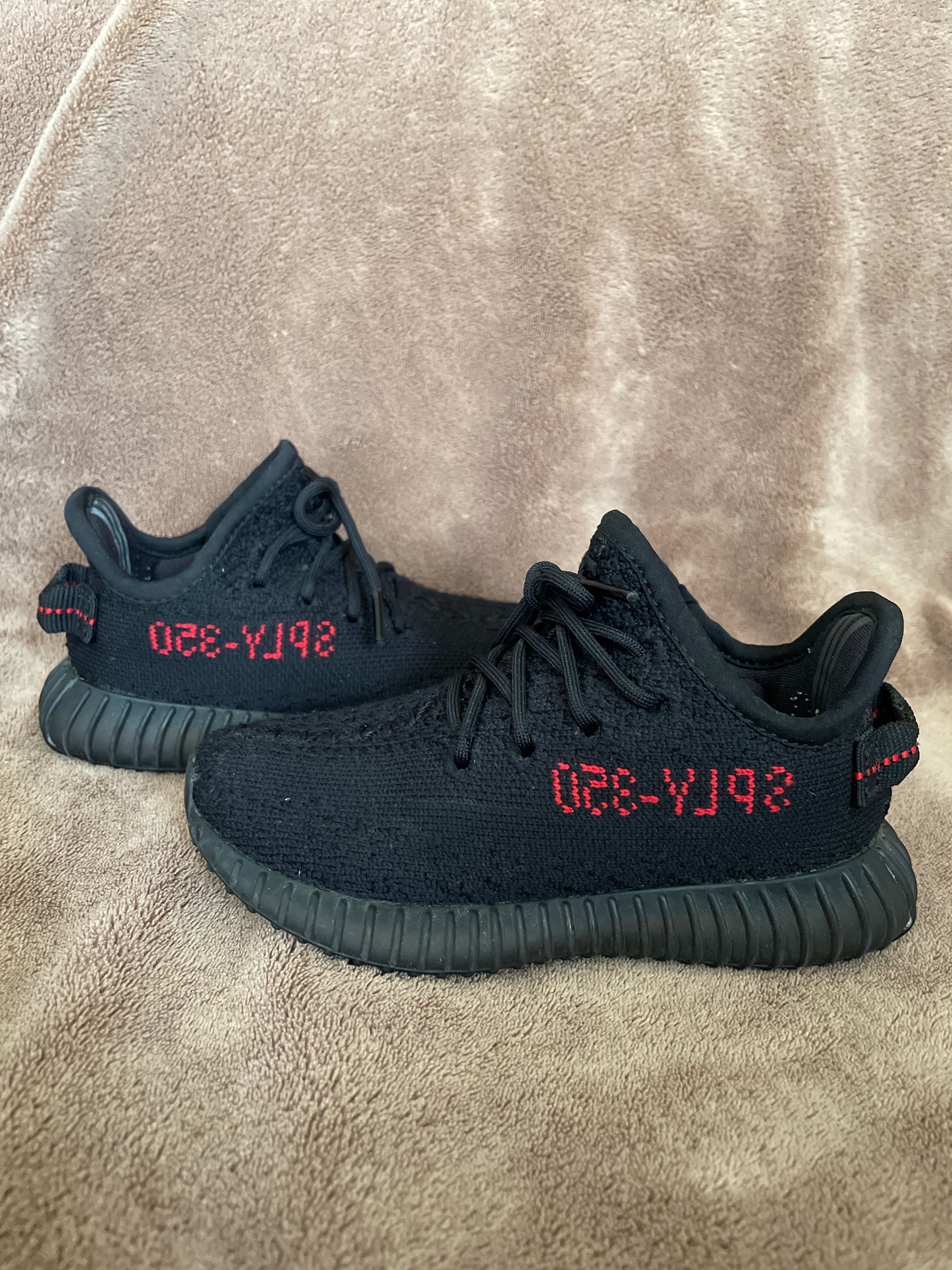 adidas INFANT YEEZY Boost 350 V2 "Black Red"