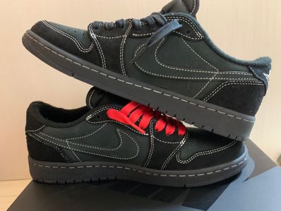 Travis Scott × Nike Air Jordan 1 Low OG SP "Black Phantom"