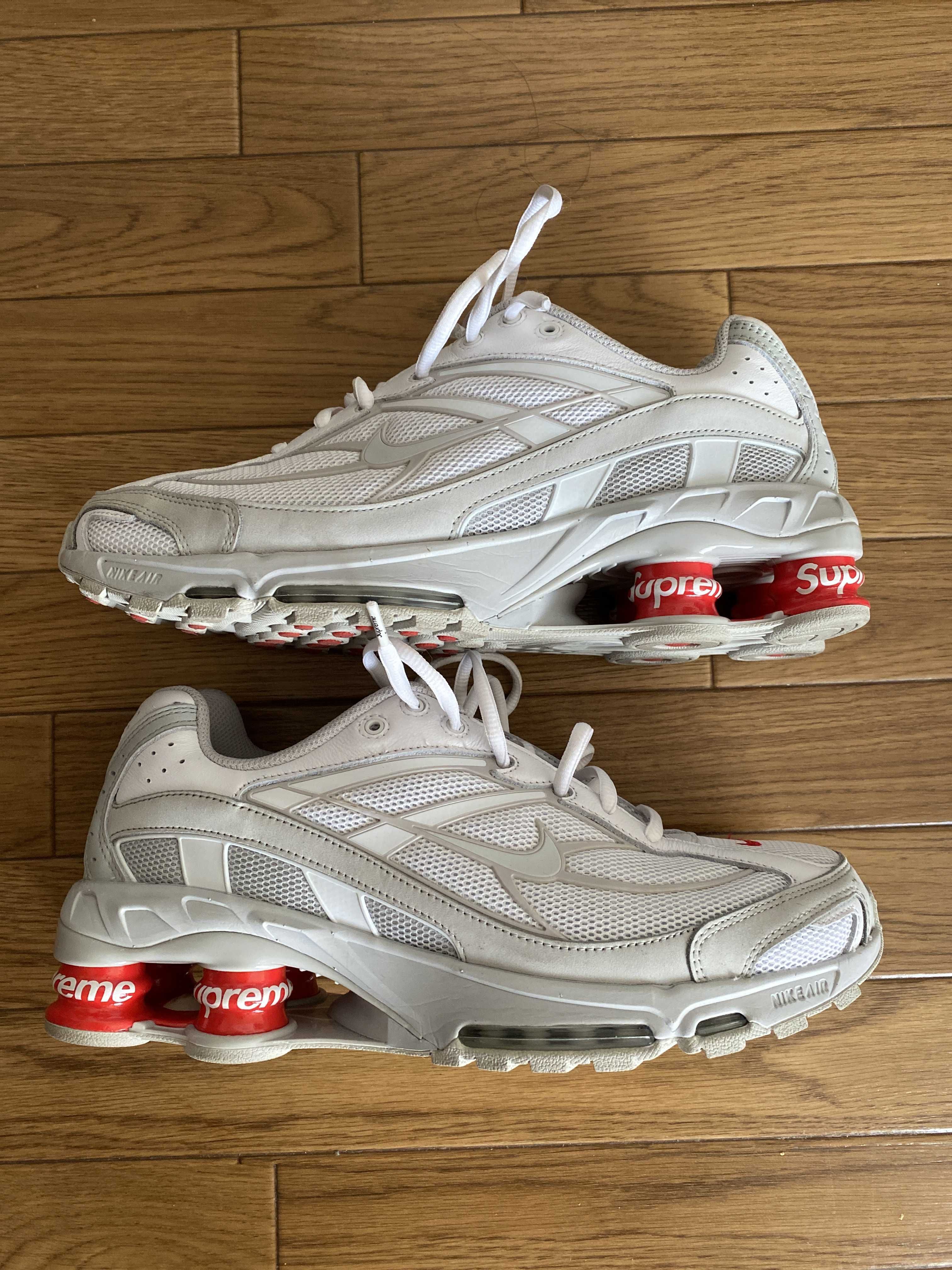 Supreme × Nike Shox Ride 2 "White/Grey Fog/Flat Platinum"