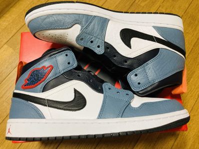FACETASM × Nike Air Jordan 1 Mid "White/Navy"