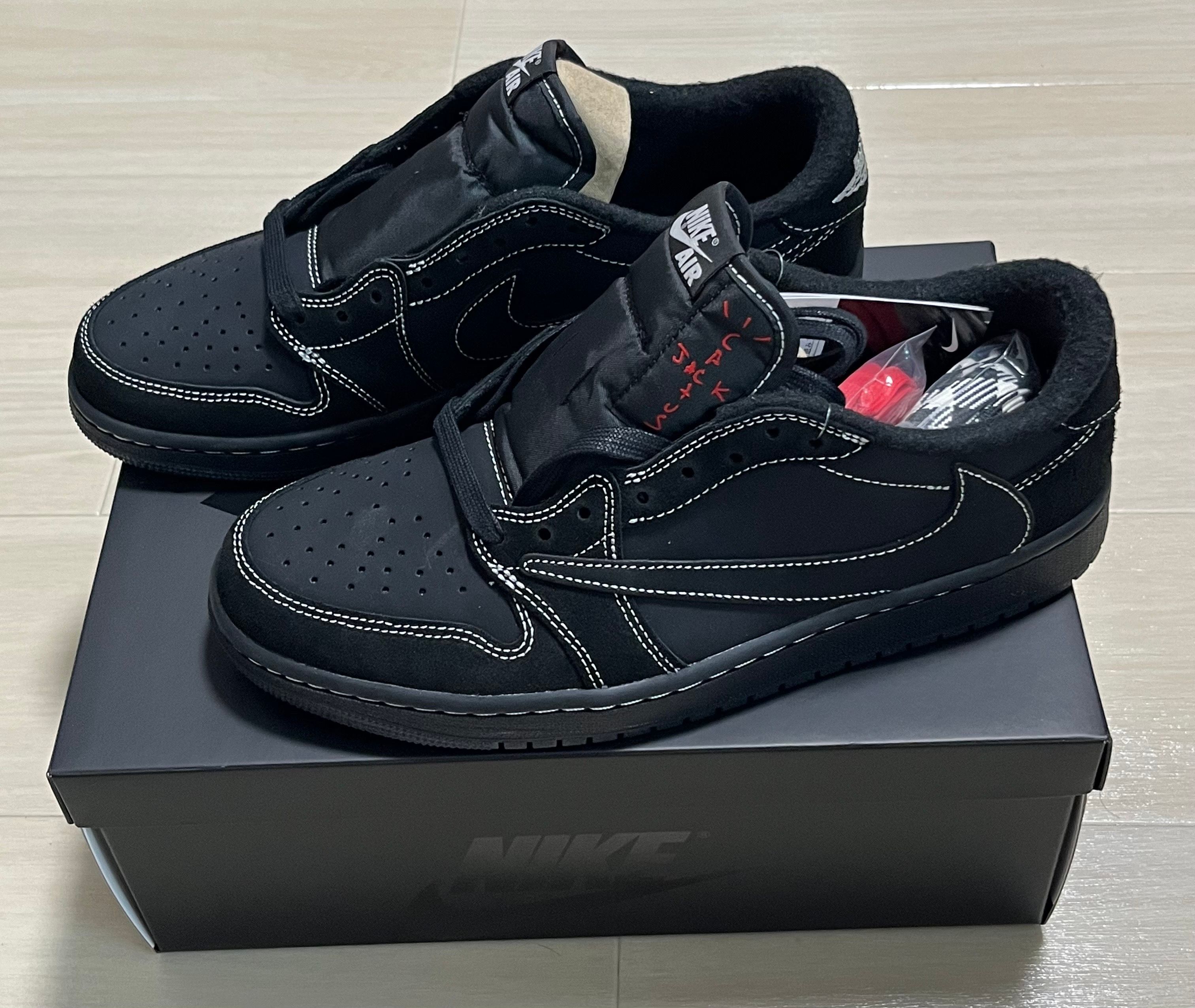 Travis Scott × Nike Air Jordan 1 Low OG SP "Black Phantom"