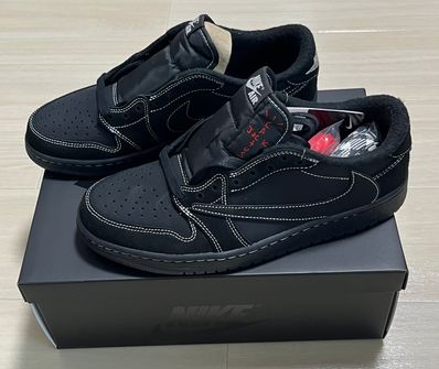 Travis Scott × Nike Air Jordan 1 Low OG SP "Black Phantom"