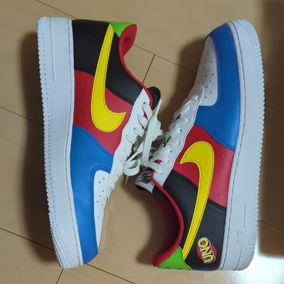UNO x Nike Air Force 1 Low "White/Yellow/University Red"