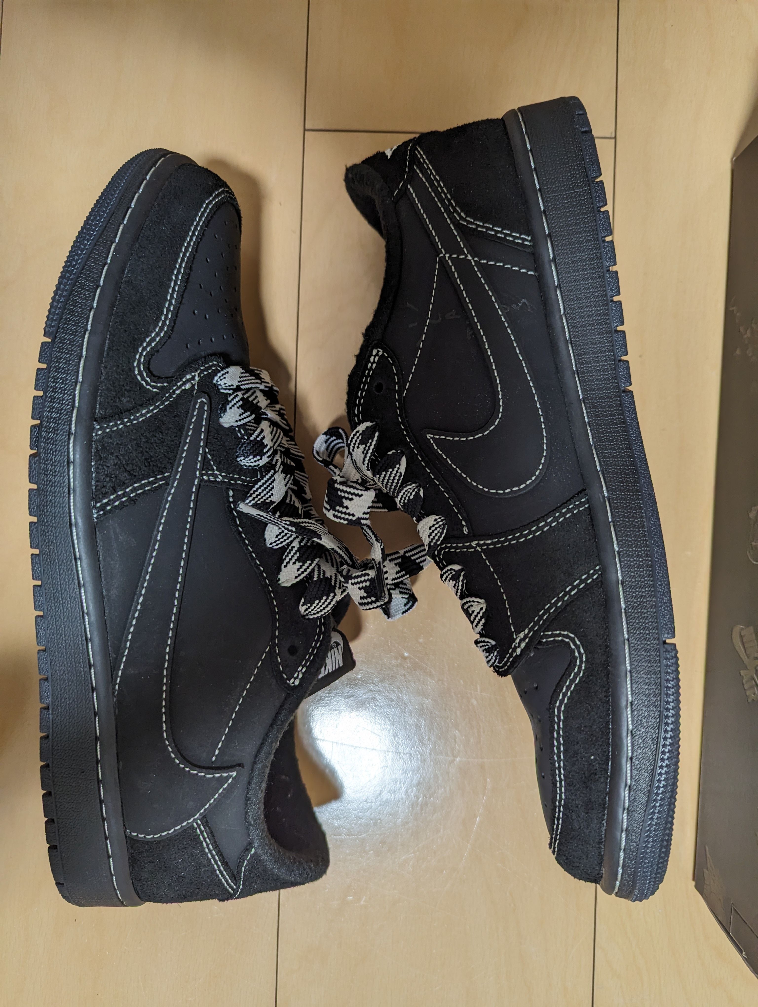 Travis Scott × Nike Air Jordan 1 Low OG SP "Black Phantom"