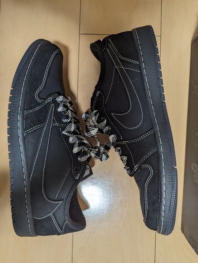 Travis Scott × Nike Air Jordan 1 Low OG SP "Black Phantom"