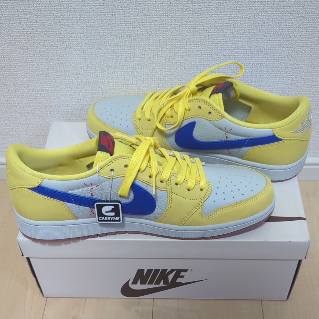 Travis Scott × Nike Women's Air Jordan 1 Retro Low OG "Canary"