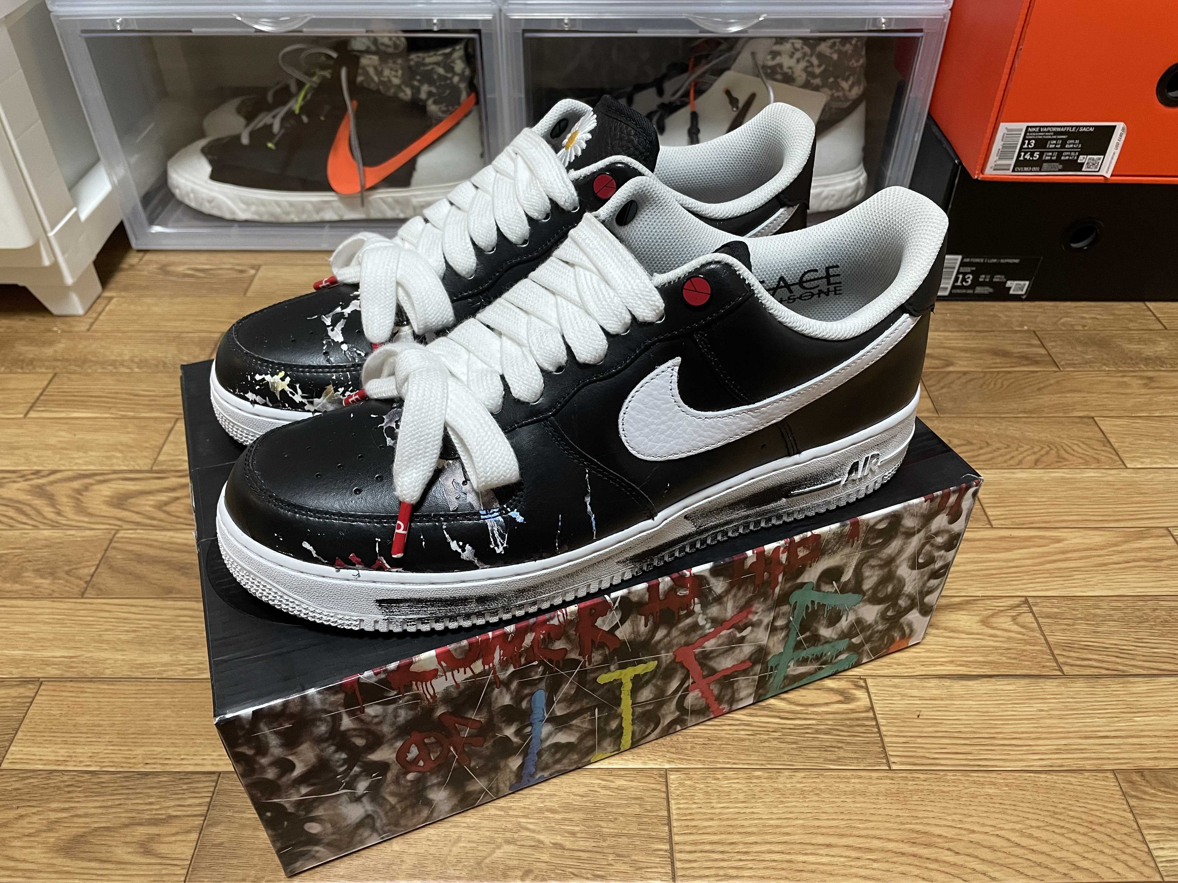 PEACEMINUSONE × Nike Air Force 1 Low Para Noise "Black" / G-DRAGON