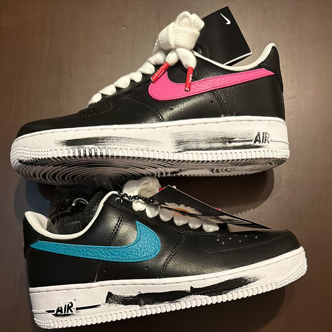 PEACEMINUSONE × Nike Air Force 1 Low '07 Para-Noise 3.0 "Black and Multi-Color" / G-DRAGON