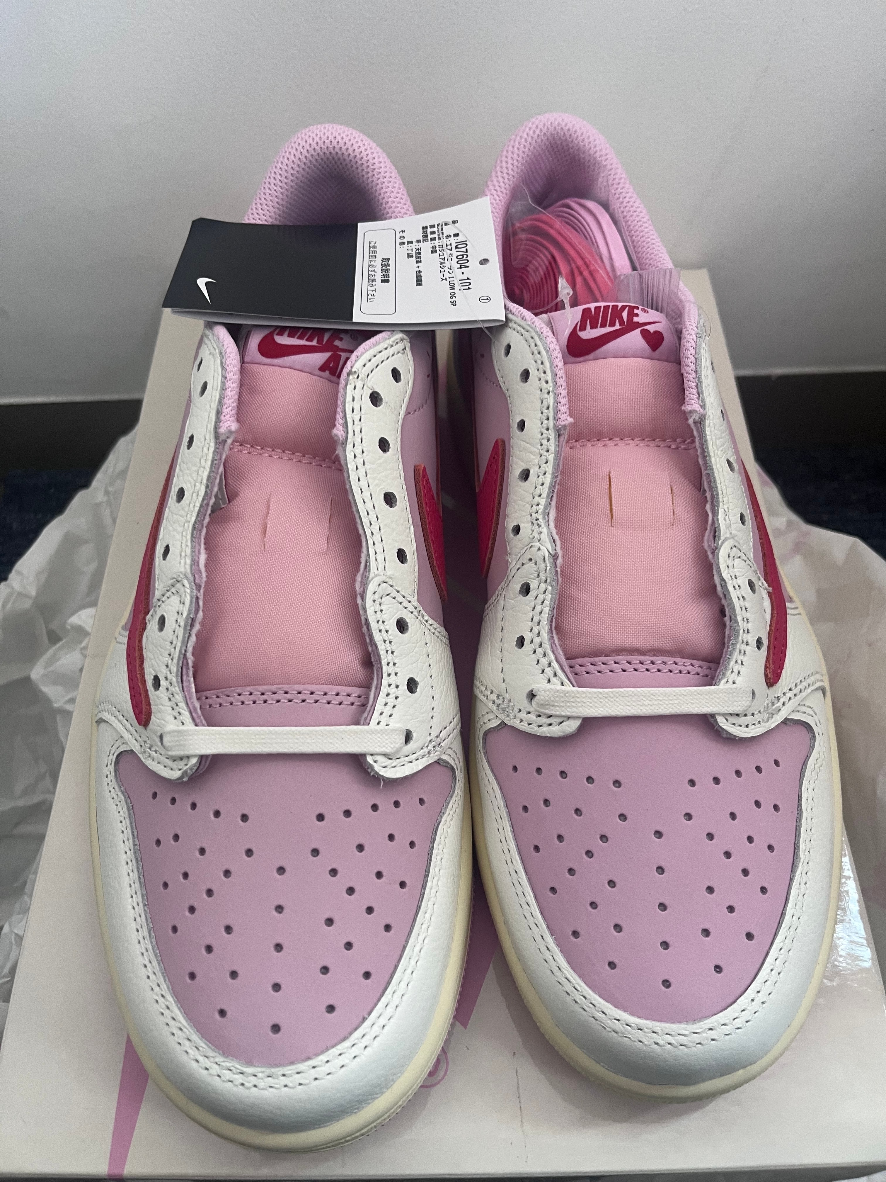 Travis Scott × Nike Air Jordan 1 Retro Low OG "Sail/Tropical Pink"