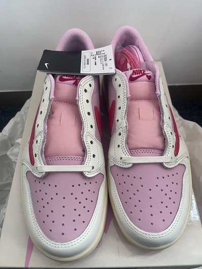 Travis Scott × Nike Air Jordan 1 Retro Low OG "Sail/Tropical Pink"