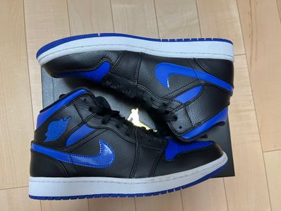 NIKE AIR JORDAN 1 MID "BLACK/BLUE"