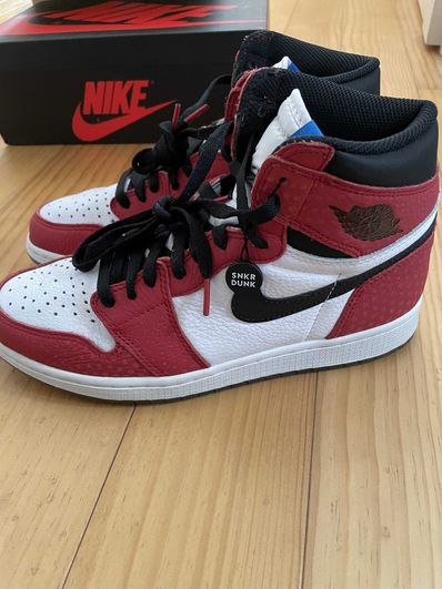 Spiderman × Nike Air Jordan 1 Origin Story "Gym Red/White/Photo Blue/Black"