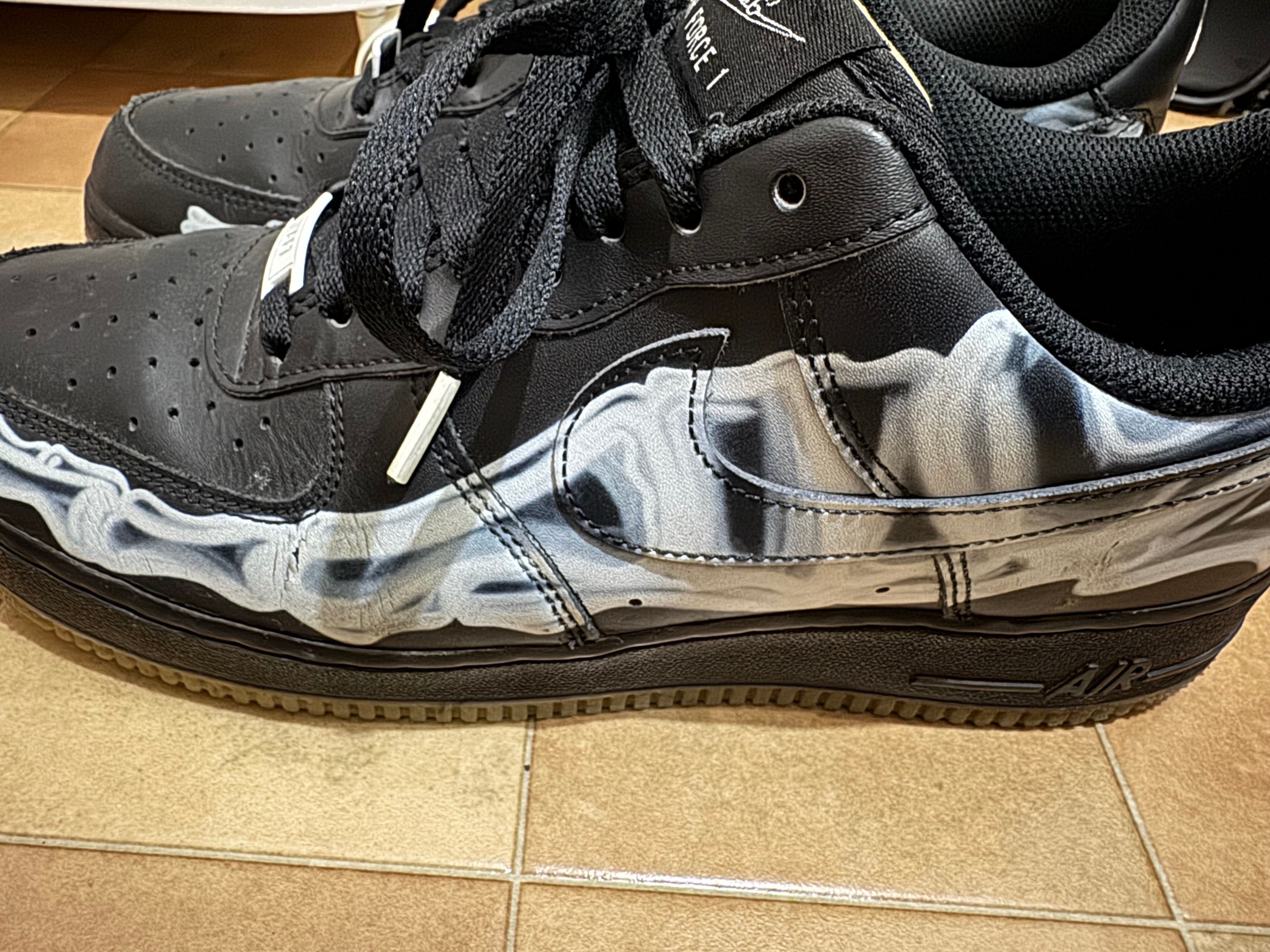 Nike Air Force 1 Low "Black Skeleton"