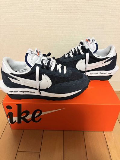 Fragment × sacai × Nike LD Waffle "Blackended Blue"