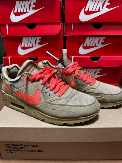 Off-White × Nike Air Max 90 "Desert Ore"