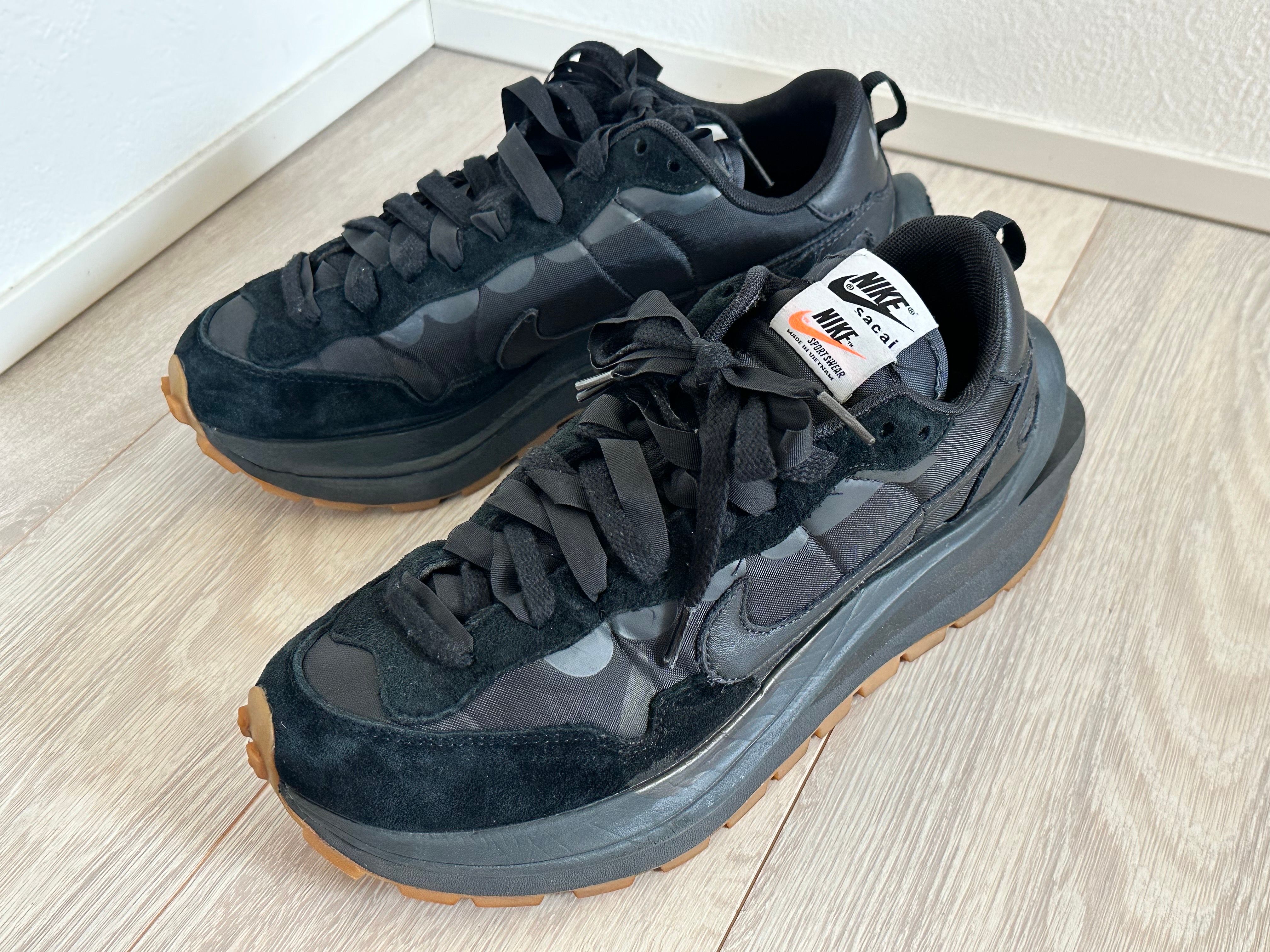 sacai × Nike VaporWaffle "Black Gum"